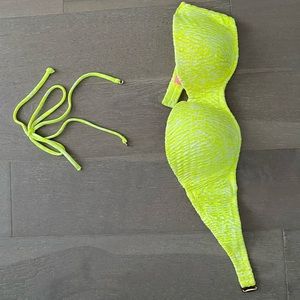 Victoria’s Secret Neon yellow bikini top 36B